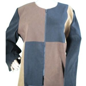 Leslie Fay Colour Block Top